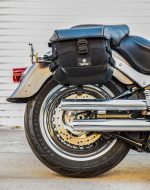 10L - Incognito Quick Mount Small Solo Saddlebag (Right Only) for Harley Softail Fat Boy Lo FLSTFB - Image 4