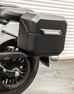 10L - Outlaw Quick Mount Small Indian Scout Matte Hard Solo Saddlebag (Left Only) - Image 4