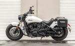 10L - Outlaw Quick Mount Small Indian Scout Matte Hard Solo Saddlebag (Left Only) - Image 2
