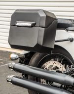 10L - Outlaw Quick Mount Small Indian Scout Matte Hard Solo Saddlebag (Right Only) - Image 4