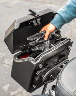 10L - Outlaw Quick Mount Small Indian Scout Matte Hard Solo Saddlebag (Right Only) - Image 6