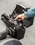 10L - Outlaw Quick Mount Small Indian Scout Sixty Painted Hard Solo Saddlebag (Left Only) - Image 6