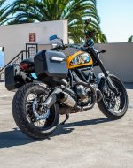 10L - Outlaw Quick Mount Small Ducati Scrambler (2014-17) Solo Matte Hard Saddlebag (Right Only) - Image 3