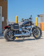 10L - Outlaw Quick Mount Small Harley Softail Breakout FXBR/S Solo Matte Hard Saddlebag (Right Only) - Image 3