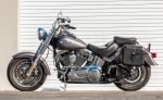 10L - Outlaw Quick Mount Small Hard Solo Saddlebag (Left Only) for Harley Softail Fat Boy Lo FLSTFB - Image 2