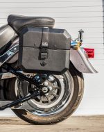 10L - Outlaw Quick Mount Small Hard Solo Saddlebag (Left Only) for Harley Softail Fat Boy Lo FLSTFB - Image 4