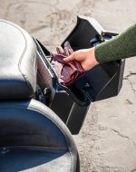 10L - Outlaw Quick Mount Small Hard Solo Saddlebag (Left Only) for Harley Softail Fat Boy Lo FLSTFB - Image 6