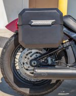 10L - Outlaw Quick Mount Small Harley Softail Standard FXST Solo Matte Hard Saddlebag (Right Only) - Image 5