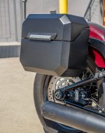 10L - Outlaw Quick Mount Small Harley Softail Standard FXST Solo Matte Hard Saddlebag (Right Only) - Image 6