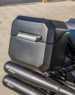20L - Outlaw Quick Mount Small Indian Scout Bobber Solo Matte Hard Saddlebags - Image 5