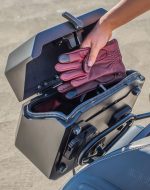 20L - Outlaw Quick Mount Small Indian Scout Bobber Solo Matte Hard Saddlebags - Image 6