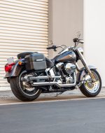 10L - Outlaw Quick Mount Small Solo Harley Softail Heritage Classic FLSTC/I Matte Hard Saddlebag (Right Only) - Image 4