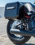 10L - Outlaw Quick Mount Small Harley Softail Standard FXST Painted Solo Hard Saddlebag (Right Only) - Image 5