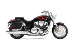 44L - Lamellar Stallion Extra Large Honda VTX 1800 C Leather Covered Motorcycle Hard Saddlebags - Image 2
