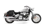 44L - Lamellar Stallion Extra Large Honda VTX 1800 F Leather Covered Motorcycle Hard Saddlebags - Image 2