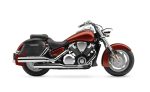 44L - Lamellar Stallion Extra Large Honda VTX 1800 N Leather Covered Motorcycle Hard Saddlebags - Image 2