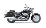 44L - Lamellar Stallion Extra Large Suzuki Volusia 800 Leather Covered Motorcycle Hard Saddlebags - Image 2