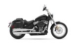 44L - Lamellar Stallion Extra Large Leather Covered Motorcycle Hard Saddlebags for Harley Softail Standard FXST - Image 2