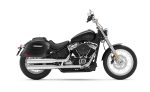 44L - Lamellar Stallion Extra Large Matte Motorcycle Hard Saddlebags for Harley Softail Standard FXST - Image 2