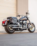12L - Ironclad Quick Mount Medium Harley Softail Fat Boy FLSTF/I Matte Hard Solo Saddlebag (Right Only) - Image 3
