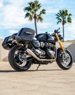 12L - Ironclad Quick Mount Medium Triumph Thruxton RS Matte Hard Solo Saddlebag (Right Only) - Image 3
