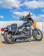 12L - Ironclad Quick Mount Medium Harley Dyna Fat Bob FXDF Matte Hard Solo Saddlebag (Right Only) - Image 3