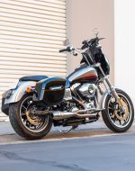 12L - Ironclad Quick Mount Medium Harley Dyna Low Rider FXDL/I Painted Hard Solo Saddlebag (Right Only) - Image 3