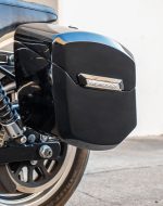 12L - Ironclad Quick Mount Medium Harley Dyna Low Rider FXDL Painted Hard Solo Saddlebag (Left Only) - Image 4