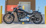 12L - Ironclad Quick Mount Medium Harley Softail Breakout FXBR/S Matte Hard Solo Saddlebag (Left Only) - Image 2