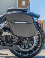12L - Ironclad Quick Mount Medium Harley Softail Breakout FXBR/S Matte Hard Solo Saddlebag (Left Only) - Image 4