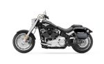 12L - Ironclad Quick Mount Medium Harley Softail Fat Boy FLFB/S Painted Hard Solo Saddlebag (Left Only) - Image 2