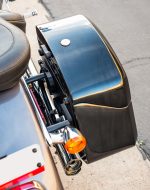 12L - Ironclad Quick Mount Medium Harley Softail Fat Boy FLSTF/I Painted Hard Solo Saddlebag (Right Only) - Image 5