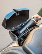 12L - Ironclad Quick Mount Medium Harley Softail Fat Boy FLSTF/I Painted Hard Solo Saddlebag (Right Only) - Image 6