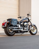 12L - Ironclad Quick Mount Medium Harley Softail Fat Boy FLSTF/I Painted Hard Solo Saddlebag (Right Only) - Image 3