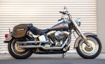 12L - Ironclad Quick Mount Medium Harley Softail Fat Boy FLSTF/I Painted Hard Solo Saddlebag (Right Only) - Image 2