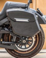 12L - Ironclad Quick Mount Medium Harley Softail Low Rider S FXLRS Painted Hard Solo Saddlebag (Left Only) - Image 4