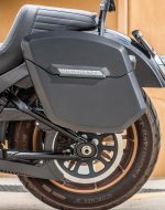 12L - Ironclad Quick Mount Medium Harley Softail Low Rider S FXLRS Matte Hard Solo Saddlebag (Left Only) - Image 4