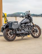 12L - Ironclad Quick Mount Medium Harley Softail Low Rider S FXLRS Matte Hard Solo Saddlebag (Right Only) - Image 3