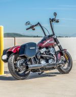 12L - Ironclad Quick Mount Medium Harley Softail Slim FLSL Painted Hard Solo Saddlebag (Right Only) - Image 3