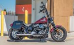 12L - Ironclad Quick Mount Medium Harley Softail Slim FLSL Painted Hard Solo Saddlebag (Right Only) - Image 2