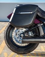 12L - Ironclad Quick Mount Medium Harley Softail Standard FXST Matte Hard Solo Saddlebag (Right Only) - Image 5