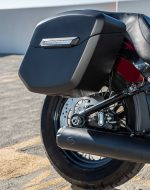 12L - Ironclad Quick Mount Medium Harley Softail Standard FXST Matte Hard Solo Saddlebag (Right Only) - Image 6