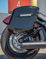 12L - Ironclad Quick Mount Medium Harley Softail Standard FXST Painted Hard Solo Saddlebag (Right Only) - Image 5