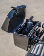 12L - Ironclad Quick Mount Medium Harley Softail Standard FXST Painted Hard Solo Saddlebag (Right Only) - Image 7