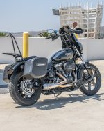 12L - Ironclad Quick Mount Medium Harley Softail Street Bob FXBB Matte Hard Solo Saddlebag (Right Only) - Image 3