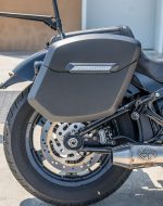 12L - Ironclad Quick Mount Medium Harley Softail Street Bob FXBB Matte Hard Solo Saddlebag (Right Only) - Image 4