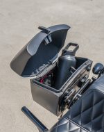 12L - Ironclad Quick Mount Medium Harley Softail Street Bob FXBB Matte Hard Solo Saddlebag (Right Only) - Image 6