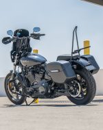 12L - Ironclad Quick Mount Medium Harley Softail Street Bob FXBB Matte Hard Solo Saddlebag (Left Only) - Image 3