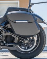 12L - Ironclad Quick Mount Medium Harley Softail Street Bob FXBB Matte Hard Solo Saddlebag (Left Only) - Image 4