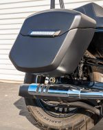 12L - Ironclad Quick Mount Medium Harley Sportster 1200 Custom XL1200C Matte Hard Solo Saddlebag (Right Only) - Image 5